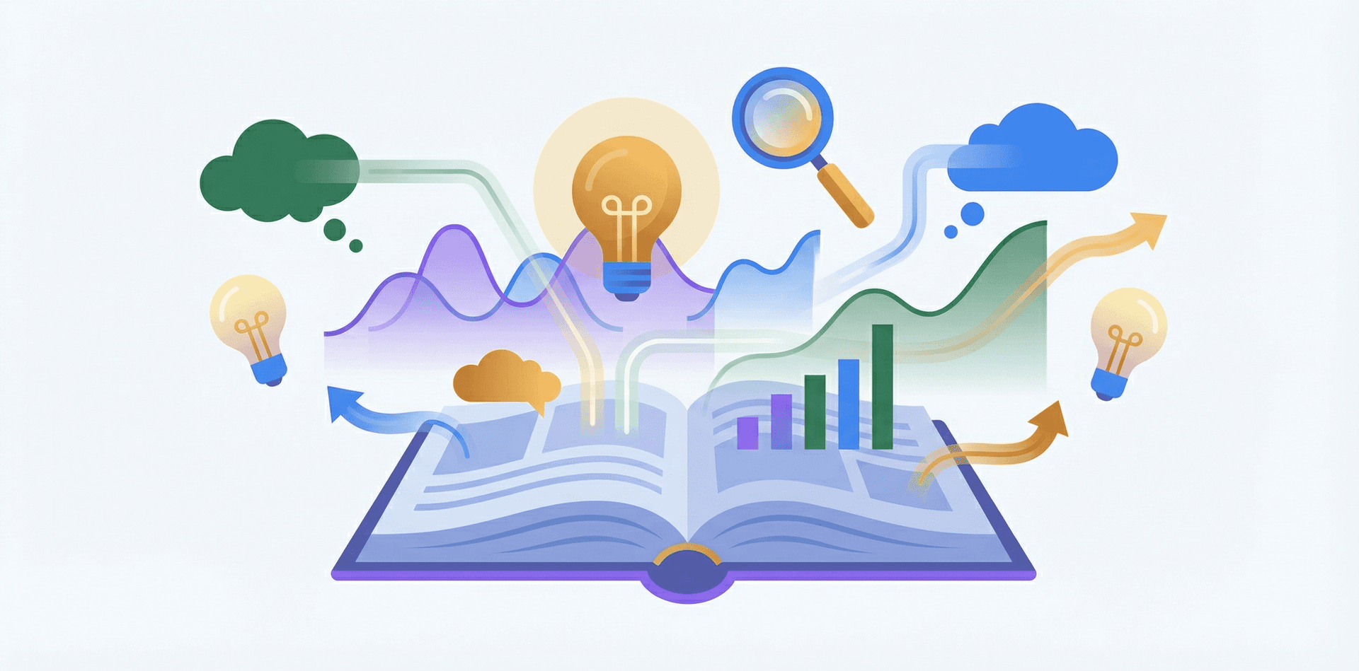 Insights and knowledge illustration